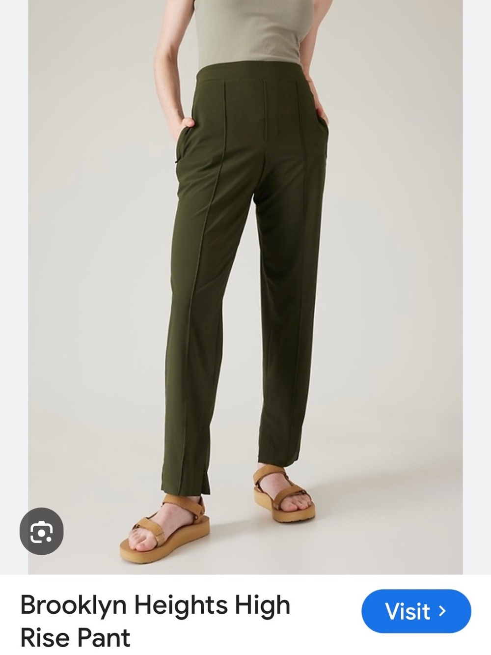 Athleta Brooklyn Heights Pants Olive